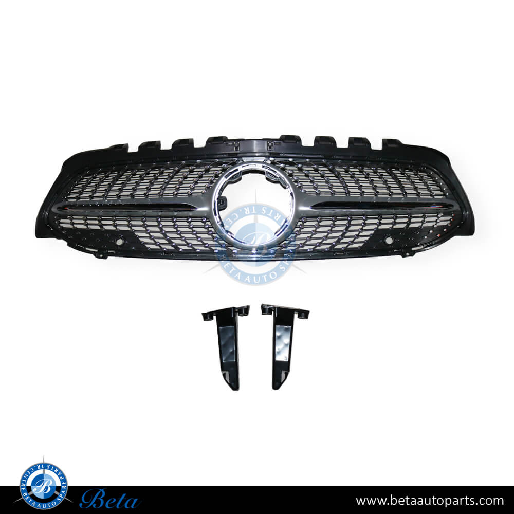 Radiator Grille Diamond Look for Mercedes A-Class W177 2019-Up models, Part Number 1778806803 Radiator Grille Diamond Look for Mercedes A-Class W177 2019-Up models, Part Number 1778806803